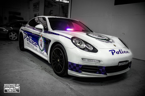 Porsche Police Vehicle NSW Vinyl car wraps