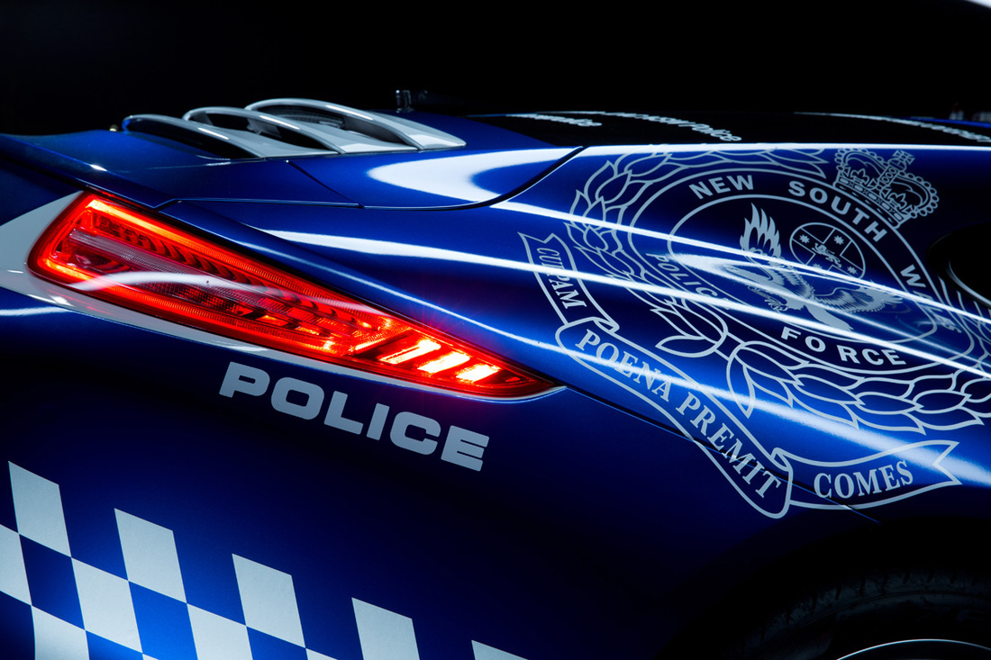 NSW Police Porsche 911 vinyl wrap