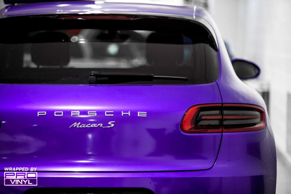Porsche macan purple