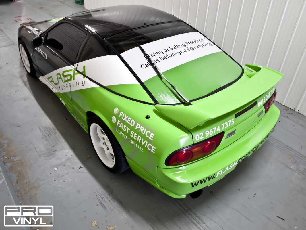 Nissan 180SX wrapped