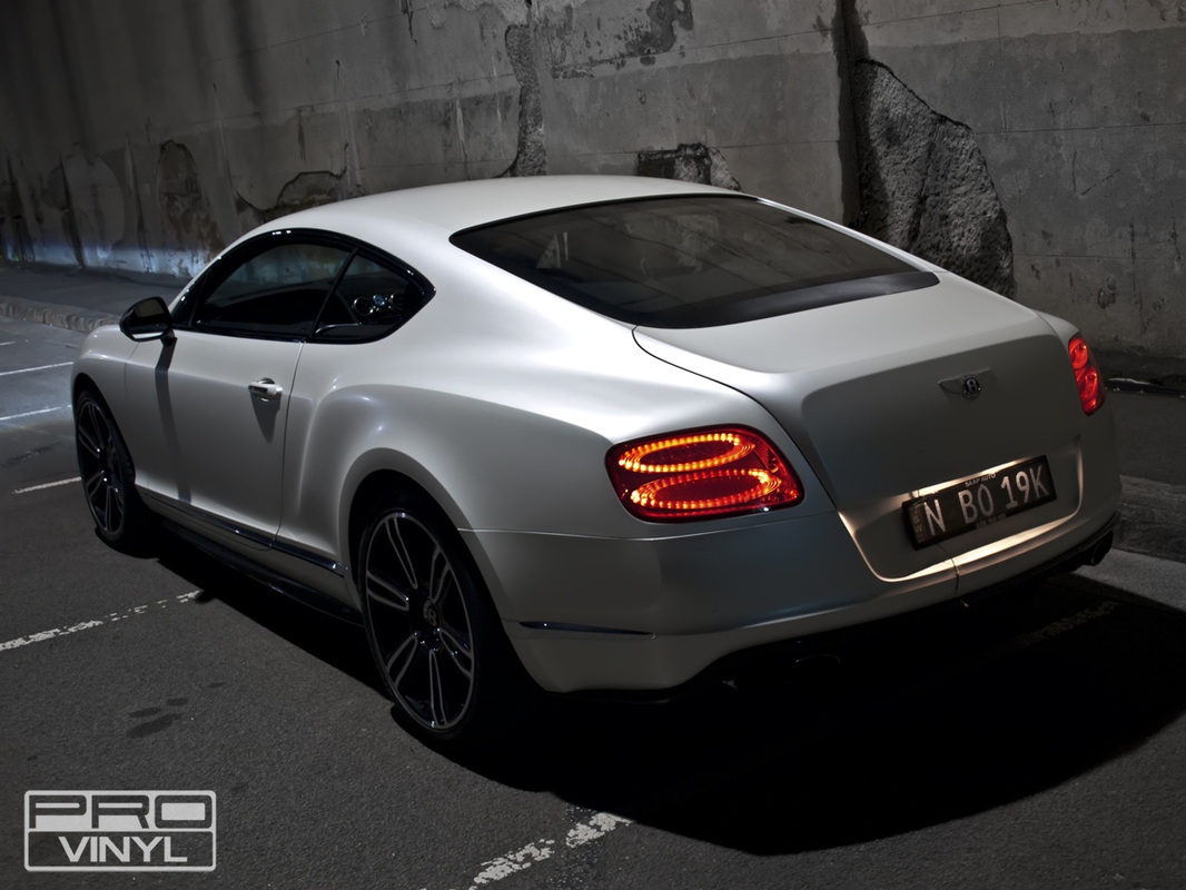 PicBentley Continental GT Sport in 3M Satin pear whiteture
