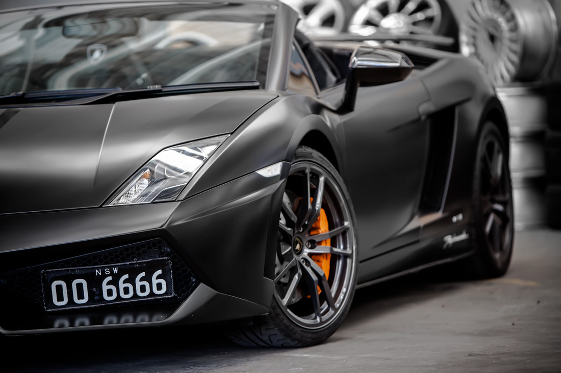 3M Satin black Lamborghini Perfomante